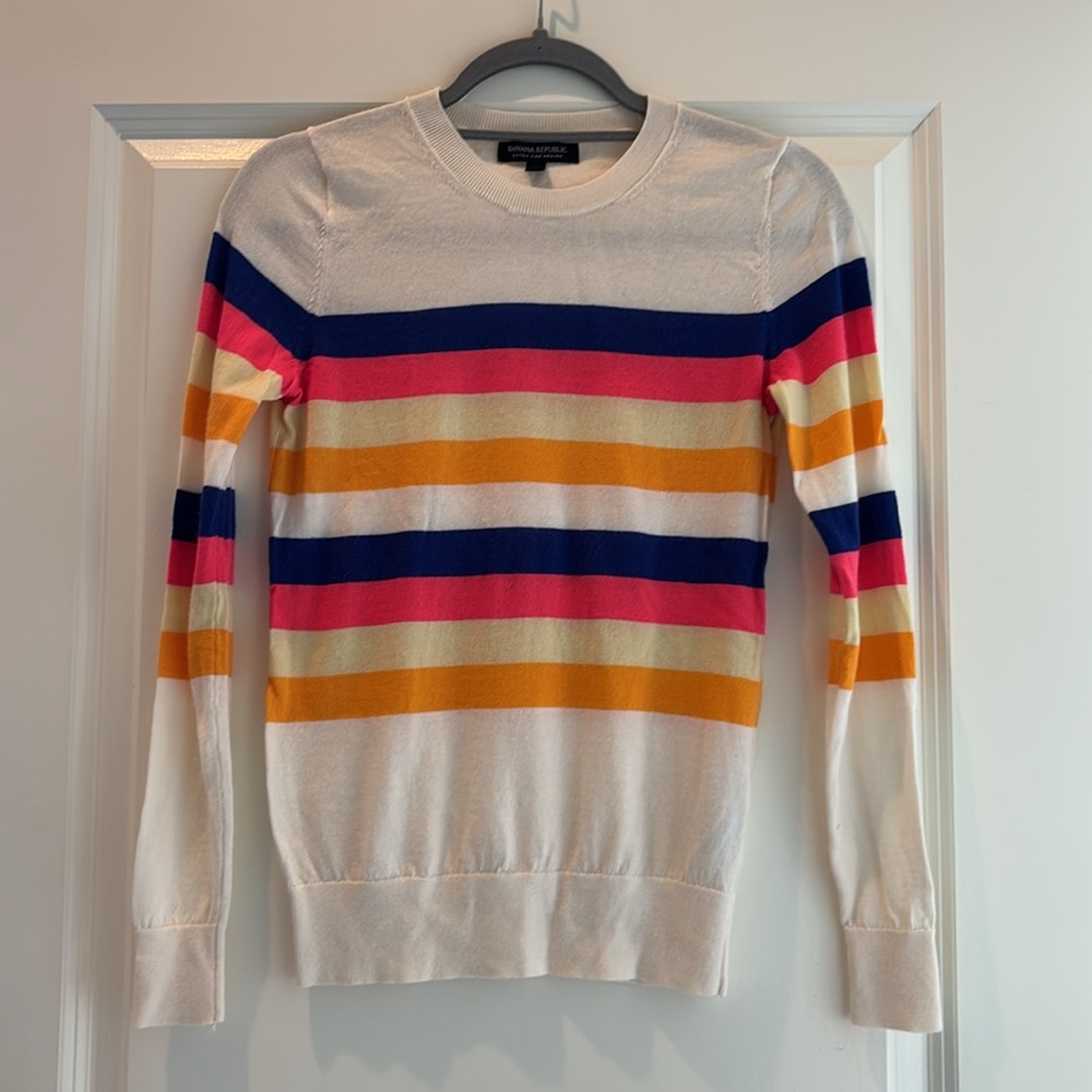 Banana Republic Striped Merino sweater. Size XS - Picture 2 of 4
